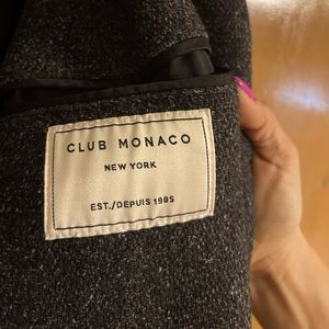 Club Monaco, wool coat Italian fabric, size 12.